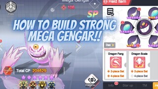 HOW TO BUILD STRONG MEGA GENGAR B 12 - POKEMON WORLD