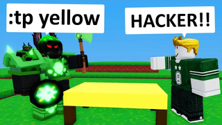 ฉันแอบโกงโดยการเทเลพอร์ทใน Roblox BedWars