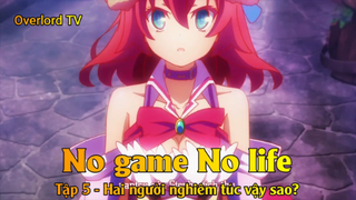 No game No life Tập 5 - Hai người nghiêm túc vậy sao