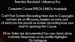 Brendon Burchard Course Influence Pro Download