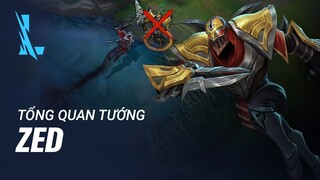 Tổng Quan Tướng Zed | Lối Chơi - Liên Minh Huyền Thoại: Tốc Chiến