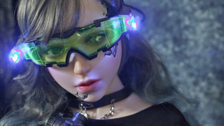 【ตุ๊กตาจริง】การแต่งหน้าสไตล์ไซเบอร์พังค์ ~ ชื่นชมตอนที่สี่ของ Android 9 Elena