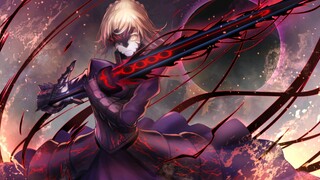 【FATE/全程高燃】FATE史上最震撼的一场打戏！黑化—视觉盛宴! 这TM才叫燃！！！