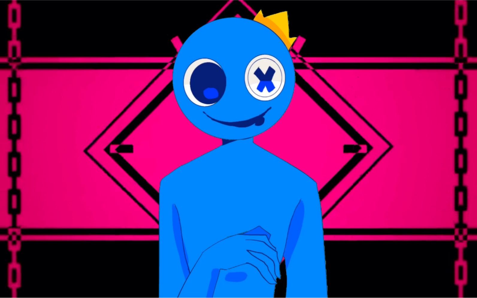 Blue Rainbow Friend | Poster