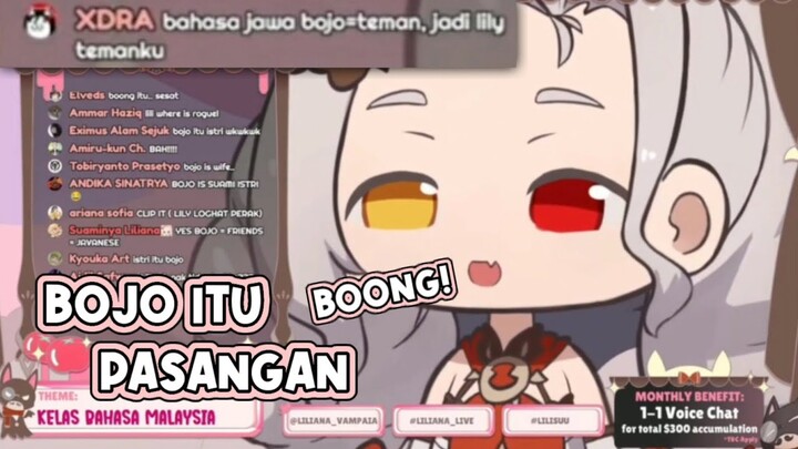 Aku bilang ke lili kalo "Bojo itu Teman"