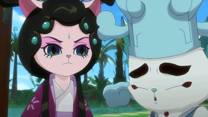 [Peking Opera Cat/Bai Zi] Bai Tang and Mo Zi's Family Drink: But you are so stupid that you are will
