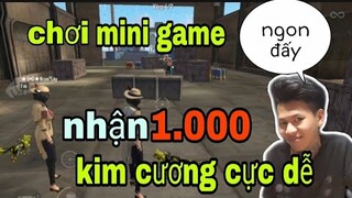 (Free Fire) Mini game nhận 1.000 kim cương cực dễ / M1887 tương lai làm mon mất hết tương lai