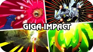 Evolution of Pokémon Moves - GIGA IMPACT (2006 - 2019)