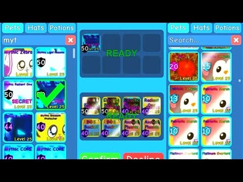 10 BIGGEST *MYTHIC SECRET* TRADES IN BUBBLEGUM SIMULATOR