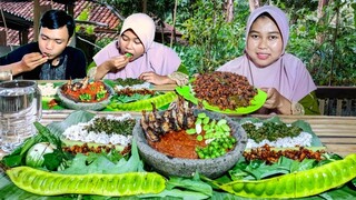 Langsung Ludes,. Bakal Masak Terus OSENG Daun Singkong TERASI Pedas, OREK Tempe, PETE Muda, SAMBEL