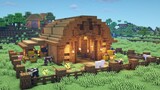 Minecraft : Cara Membuat Kandang Hewan Peternakan | Cara Membuat Barn di Minecraft