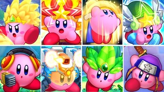 Kirby's Return to Dream Land Deluxe - All Copy Abilities (Switch) HD