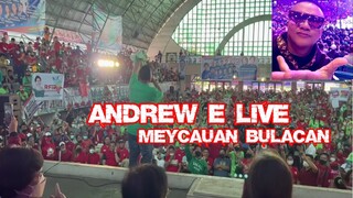 Nagsigawan at talunan ng dumating si Andrew E sa Meycauan Bulacan