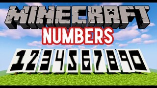 Minecraft Banner Numbers Tutorial!