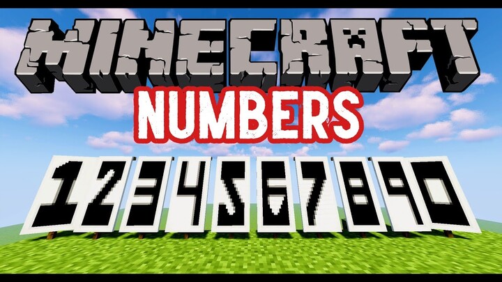 Minecraft Banner Numbers Tutorial!