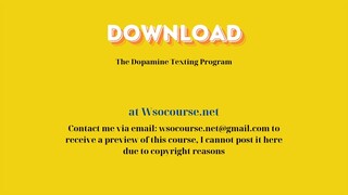 [GET] The Dopamine Texting Program