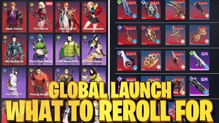 GLOBAL WHICH SSR HUNTERS & SSR WEAPONS TO RE-ROLL & RATE UP FOR - Solo Leveling Arise