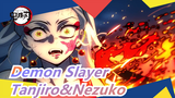 [Demon Slayer] Entertainment District Arc Part 6, Tanjiro&Nezuko Beat Upper Rank Six Daki