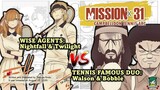 SPY x FAMILY CHAPTER 31: WISE Agents Versus Tennis Famous Duo | Tagalog Anime Review