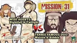 SPY x FAMILY CHAPTER 31: WISE Agents Versus Tennis Famous Duo | Tagalog Anime Review