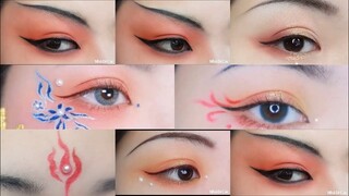 Trang điểm mắt, vẽ chu sa cổ trang Trung| Chinese ancient eyes makeup- Nhã Di Các.