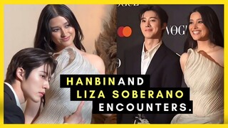 Korean rapper Hanbin and Liza Soberano encounters