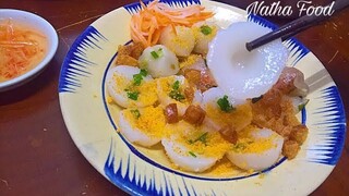 Bánh bèo Huế ngon lắm mà dễ làm lắm, ăn với nước mắm pha đặc biệt || Natha Food