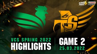Highlights SE vs SKY [Ván 2][VCS Mùa Xuân 2022][25.03.2022]