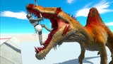 GIANT SPINOSAURUS EATS FEEDS - Animal Revolt Battle Simulator