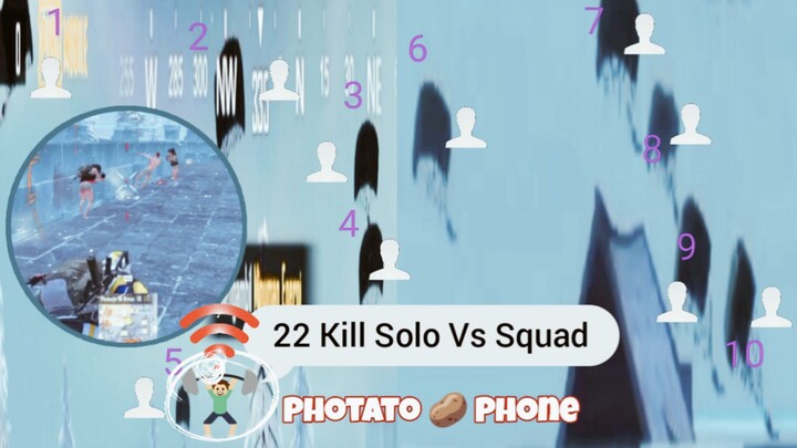 Game Play Pubg Mobile Solo Vs Squad 22 Kill Pakai Hp Kentang 🔥🔥🔥 #pubg Mobile #imonokegaming