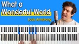 How to play “What A Wonderful World ” on piano [Piano Tutorial/Chords for Singing]