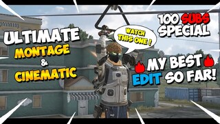 ULTIMATE MONTAGE & CINEMATIC ! MY BEST EDIT SO FAR ! 100 SUBS SPECIAL [ Rules of Survival ] ( # 15 )