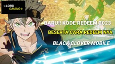 Kode Redeem Black Clover M Desember 2023 dan Cara Redeem!!