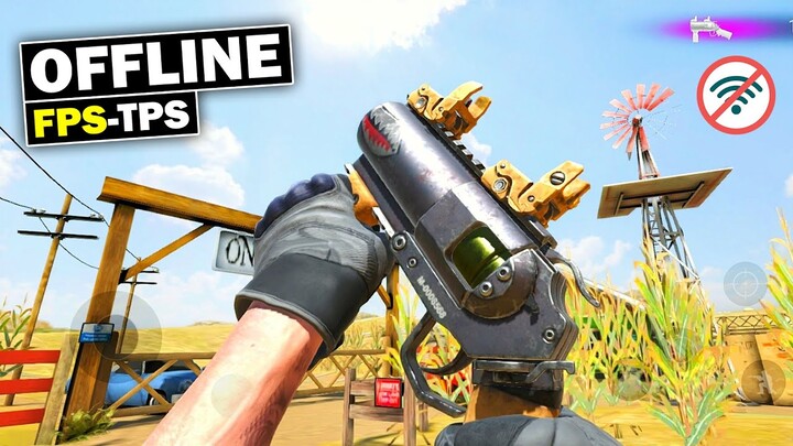 Top 5 OFFLINE FPS-TPS Games for Android & iOS 2022! [Good Graphics]