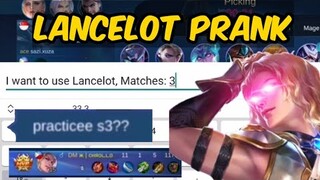 LANCELOT FAKE WINRATE PRANK | LANCELOT PRANK | MLBB🇵🇭