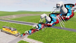 Big & Small CURSED Choo-Choo Thomas.EXE vs Train | BeamNG.Drive