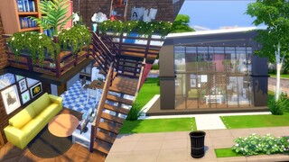 Loft House: Base Game Only - TS4 [SPEED BUILD]