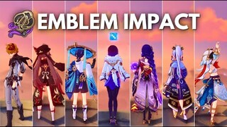 7 DPS With EMBLEM Artifacts !! 7 F2P DPS Showcase !! [ Genshin Impact ]