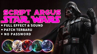 Script Skin Argus Star Wars Patch Terbaru No Password | Full Effect & Sound | No Banned