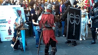 Black soul cosplay at the Italian manga show