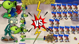 Plants VS Zombies poppy playtime + Huggy Wuggy + Ironman + Galting Pea + Squidgame Animation