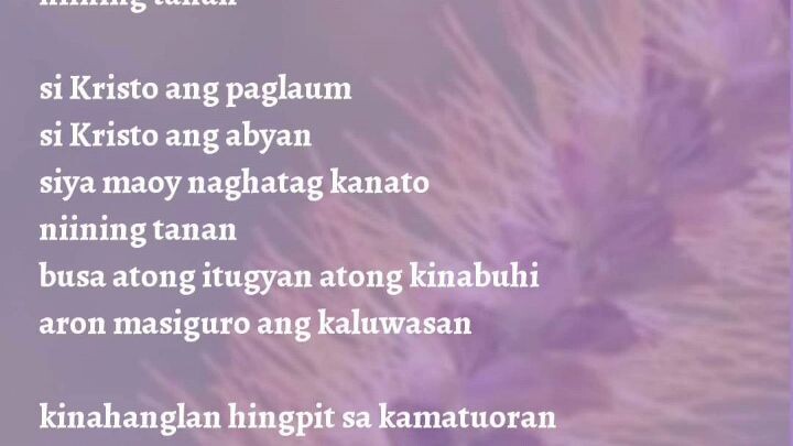 si Kristo ang paglaum