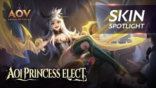 Aoi Princess Elect Skin Spotlight - Garena AOV (Arena of Valor)