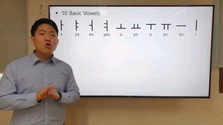 learning korean alphabet