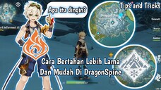 Cara Bertahan Lebih Lama Dan Mudah di DragonSpine | Tips and Tricks Genshin Impact Indonesia