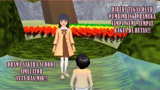 NEMU TEMPAT BAGUS DI HUTAN KETIKA PRAMUKA!!! DRAMA SAKURA SCHOOL SIMULATOR YUTA DAN MIO