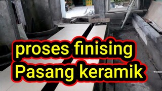 Finising pasang keramik cepat dan rapi(pasang keramik)#agresbarbar