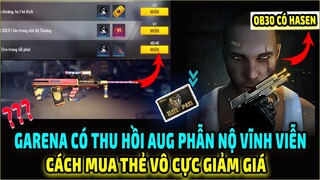 Cách Mua Thẻ Vô Cực Giảm Giá Làm Nhiệm Vụ Nhận AUG PHẪN NỘ VĨNH VIỄN || OB30 Có Hasen || Free Fire