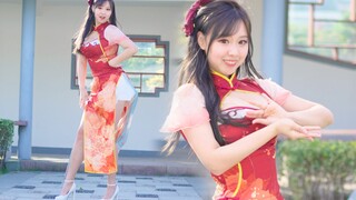 Cicipi pemerah muka guas ini~❀ Tantangan! Cheongsam paling gemuk di stasiun B! ~