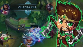 SOLO LANE DRAVEN - EASY QUADRA KILL | WILD RIFT GAMEPLAY